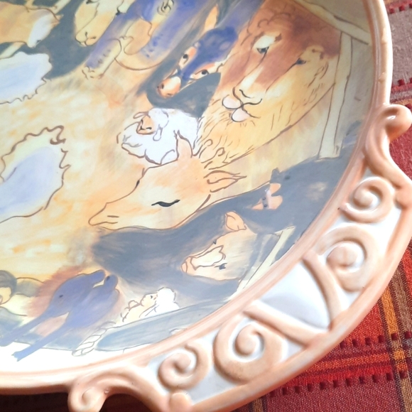 Pfaltzgraff 16" PEACE ON EARTH platter - Picture 3 of 4